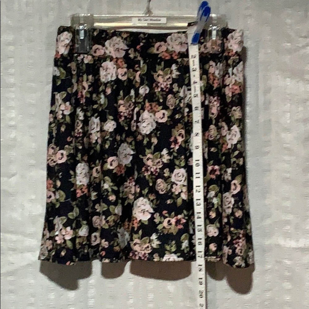 Joe Boxer Black Floral Skirt